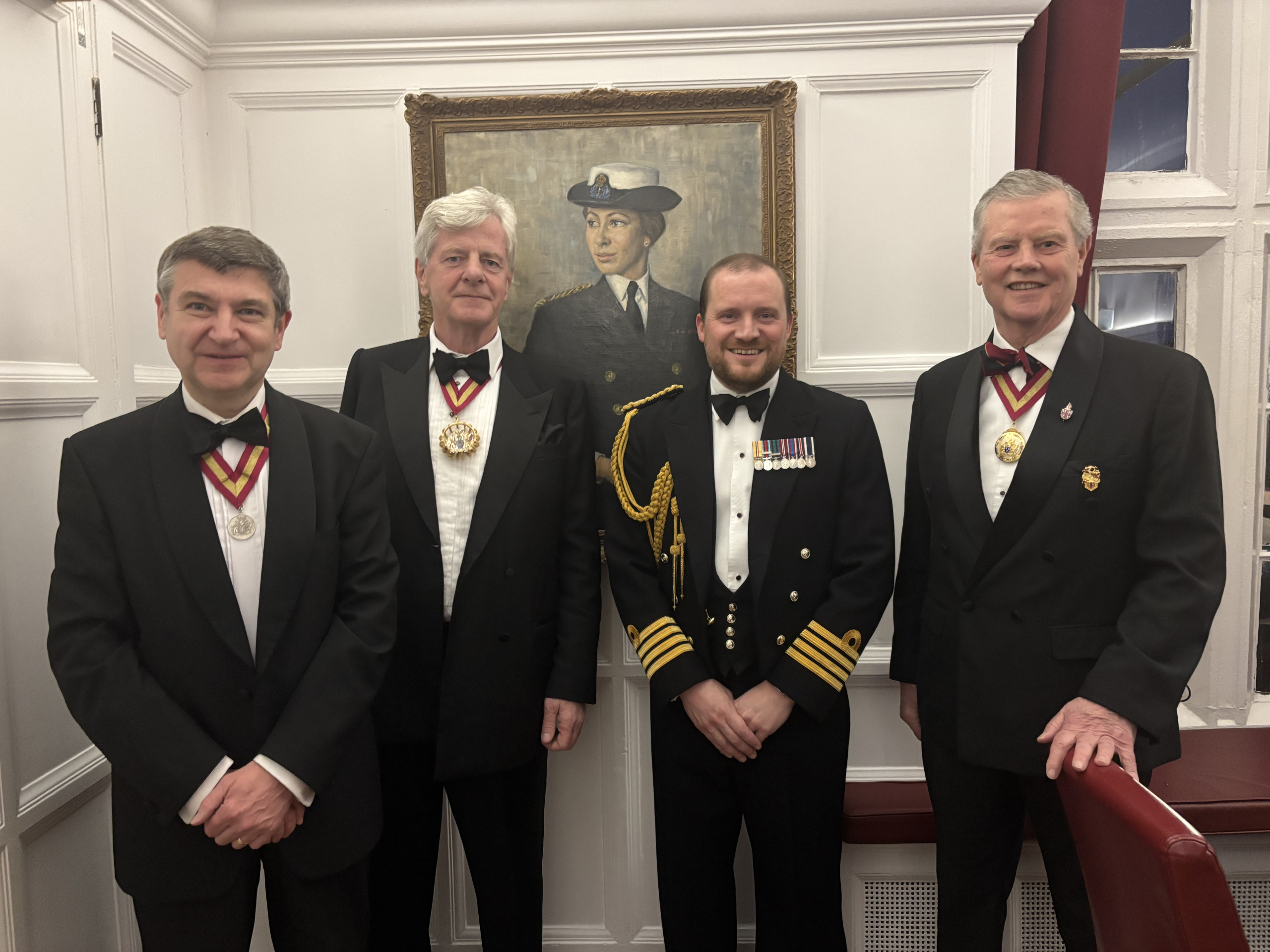 BRNC Dartmouth With WCCAEW Master, Captain Bray & Court Assistant, BRNC Heritage Dinner